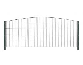 Dekormattenzaun,Typ Oberbogen, Gr. 2464 x1009 mm (Breite x Höhe), feuerverzinkt + RAL 7016 anthrazit